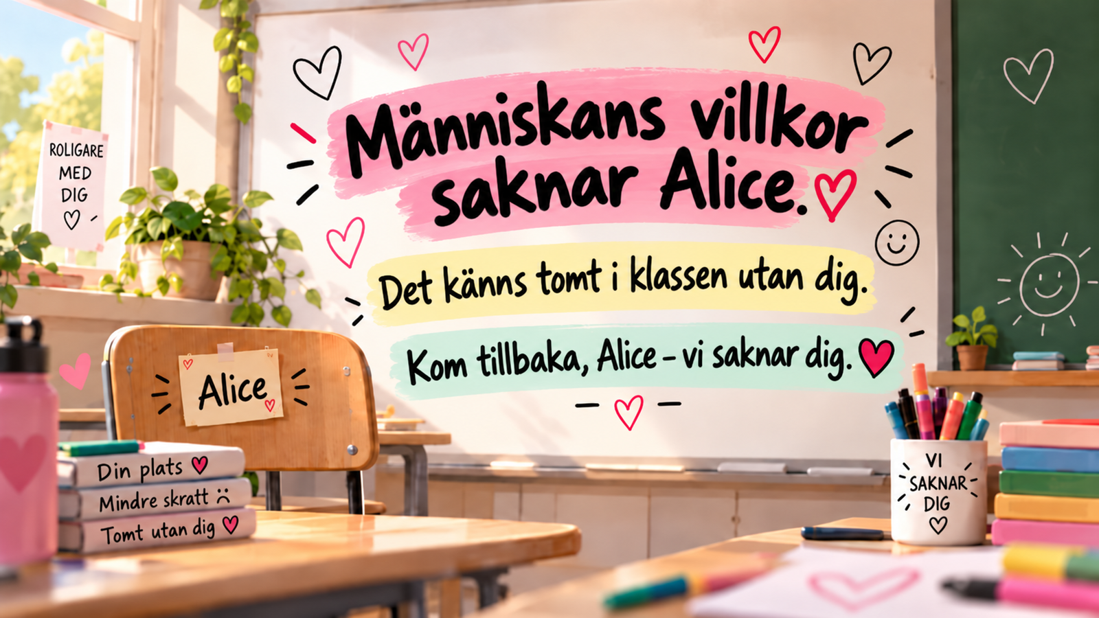 Människans villkor saknar Alice